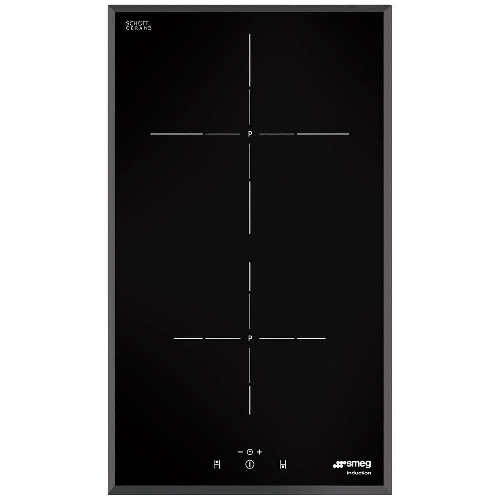 Smeg SI2641D Black Piano Cottura Induzione Semifilo 4 Zone Foro