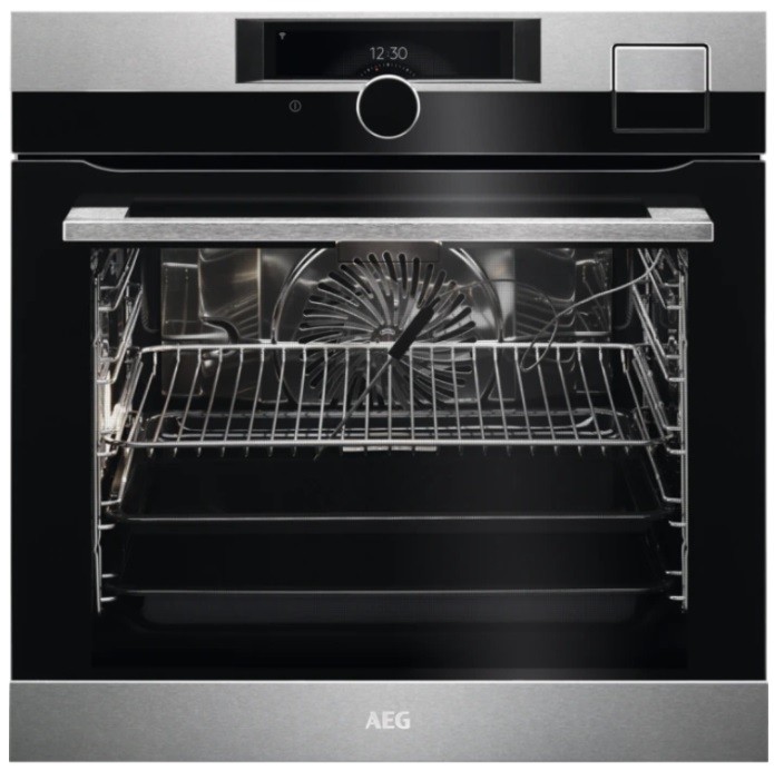 AEG BSK999330T Forno Elettrico da Incasso 60 cm a Vapore - Colore Nero  Ghisa - Funzione di pulizia con Vapore - Connettività integrata - Classe A++