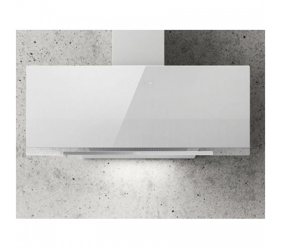 ELICA PRF0166941 APLOMB WH/A/90 Cappa Parete 90 cm - Aspirante - 680 m³/h -  Classe A - Vetro Bianco - Cappe a parete 90 cm - Cappe design -  Elettrodomestici da Incasso