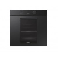 SAMSUNG NV75T9979CD Forno da Incasso Dual Cook Steam 60 cm - Graphite Grey  - 70 funzioni di cottura - Cottura Vapore - Pirolitico - Volume 75 litri -  Connettività Wi-Fi e SmartThings - Classe A+ - Forni pirolitici - Forni  incasso - Elettrodomestici da