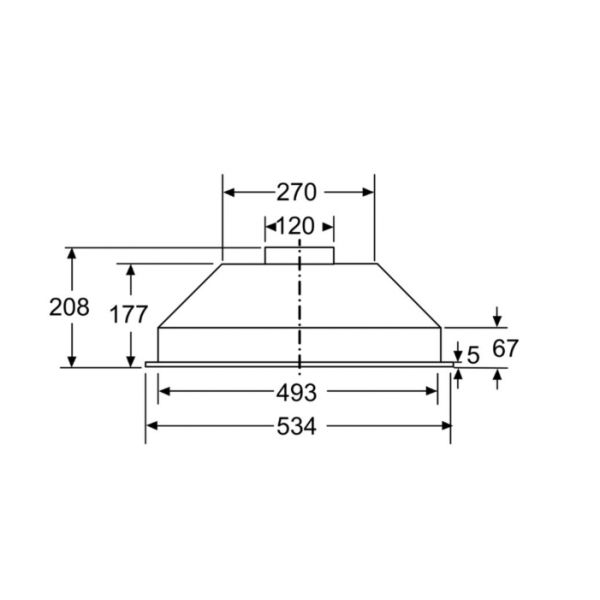 Cappa a scomparsa Bosch DLN53AA70 - Gruppi incasso 52 cm - Cappe incasso -  Elettrodomestici da Incasso