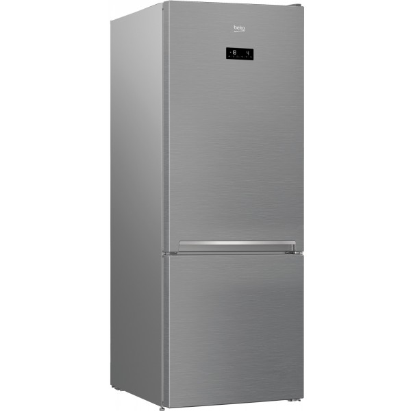 BEKO RCNE560E60ZHXBN - Frigorifero Combinato da Libera Installazione da 70  cm - Inox - Classe D - Total No Frost - Inverter - Porte reversibili -  Volume totale 560 L - Altezza 192 cm - Frigoriferi combinati - Frigoriferi  - Elettrodomestici da libera