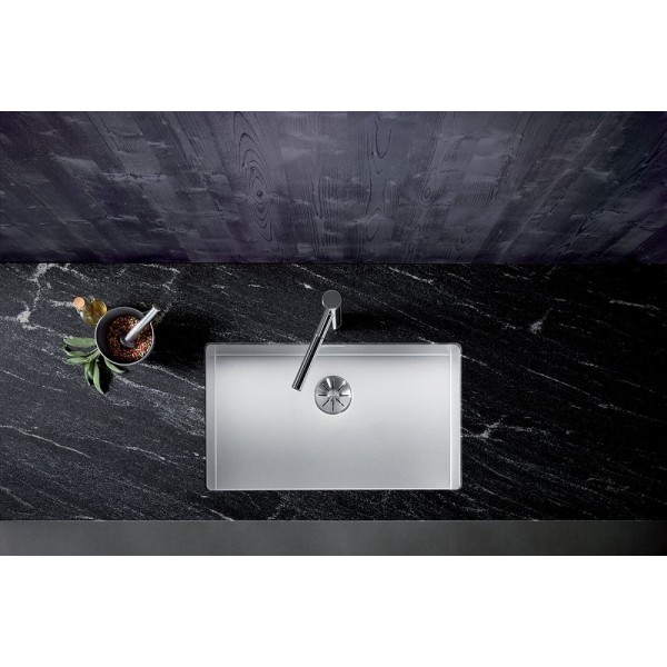 Lavello Blanco Sottotop ANDANO 700-U - 1518614 - Monovasca 70 x 40 Cm -  Acciaio Inox