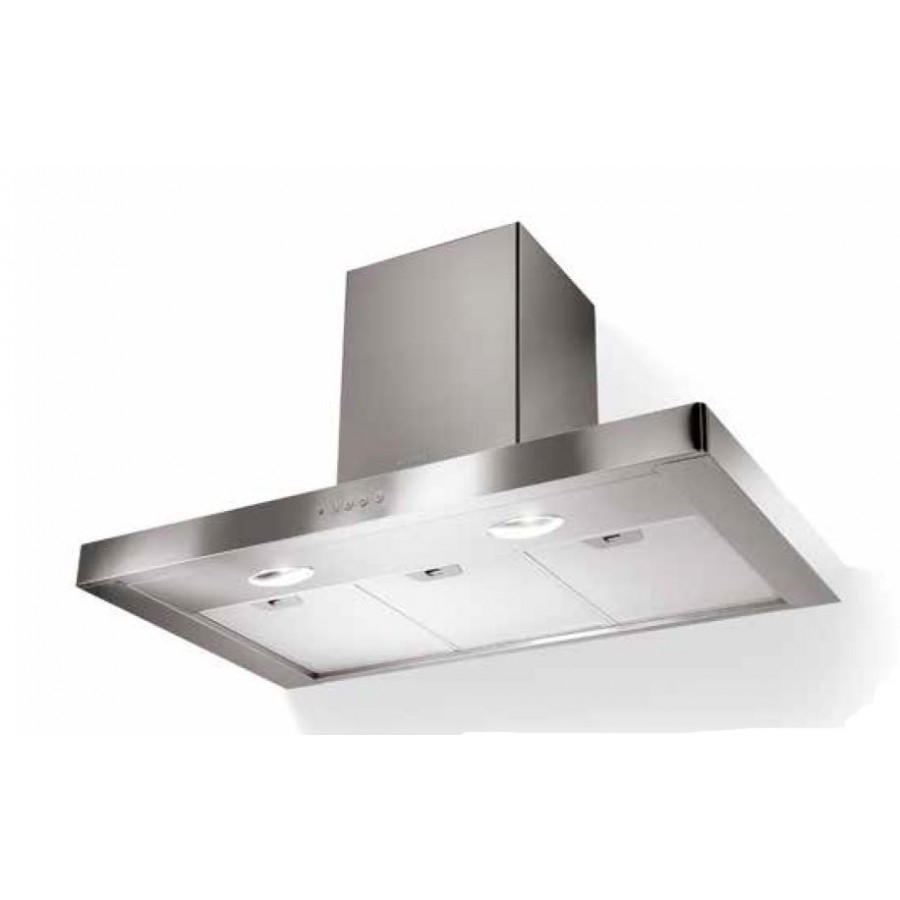 ELICA PRF0100242A SPOT PLUS IX/A/120 - Cappa Parete 120 cm - Aspirante -  757 m³/h - Classe A - Acciaio inox - Cappe a parete 120 cm - Cappe design -  Elettrodomestici da Incasso