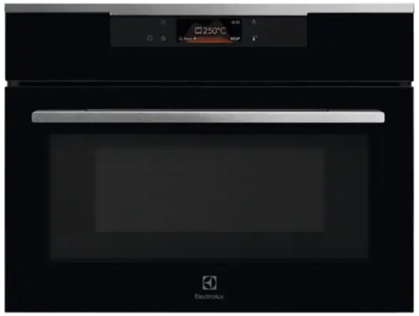 Beko BBCW13400X Forno Elettrico Compatto Multifunzione Combinato Microonde  Serie bPRO500 - Cristallo Nero / Inox - 16 Funzioni - Display LED -  Ventilato - Pizza e Grill - Classe A - 48